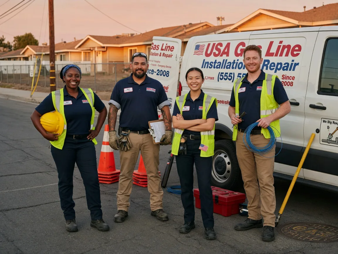 Gas Line Installation company in Oreana, IL